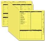 275Y, Real Estate Folder, Right Panel List, Letter Size, Yellow