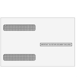 W-2 Double Window Envelope 4up Ver. 2 - Moisture Seal (4DOWNENV05)