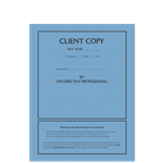 Client Copy Tax Return Folder with Side-Staple Tabs (8042X)