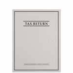 Tax Return Folder with Top-Staple Tab and Classic Border Design (FL45XX)