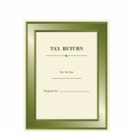 Green Designer Tax Return Folder (TAXCVR110)