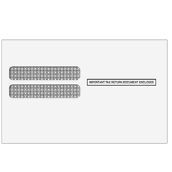 W-2 Double Window Envelopes - 4up Quadrant -Moisture Seal (1961)