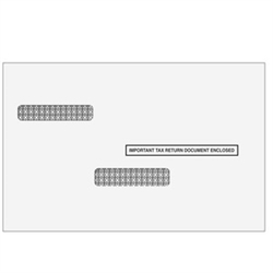 1099 & W-2 Double Window Envelope for Universal Form - Self Seal (1970S)