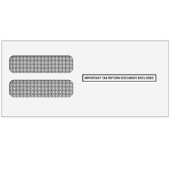 W-2 Envelope - 3up Double Window with Moisture Seal (1973)
