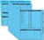 275B, Real Estate Folder, Right Panel List, Letter Size, Blue