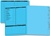 285B, Real Estate Folder, Left Panel List, Letter Size, Blue
