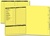 285Y, Real Estate Folder, Left Panel List, Letter Size, Yellow