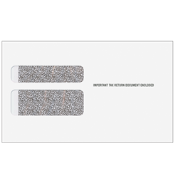W-2 Envelope- 2-Wide Double Window with Moisture Seal (2DWENV05)