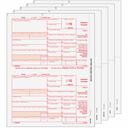 1099-INT Preprinted 5pt Set (INTS505)
