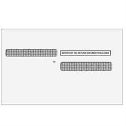 W-2 Double Window Envelope 4up Ver. 1 for Inserting Equipment - Moisture Seal (4UPALT9)