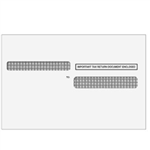W-2 Double Window Envelopes - 4up Quadrant - Tamper Evident (4UPDWENVSTE)