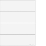 W-2 & 1099 Blank 4up Paper - Ver. 2 (Horizontal) (80016)