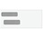 Double Window Envelope - Moisture Seal - 3-7/8" x 9-1/8" (80514)