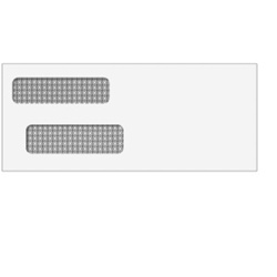 Double Window Envelope - Moisture Seal - 3-7/8" x 9-1/4" (80525)