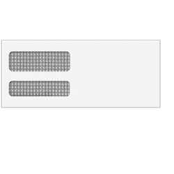Double Window Envelope - Moisture Seal - 3-7/8" x 9-1/8" (80595)