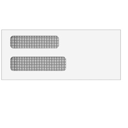 Double Window Envelope - Moisture Seal - 3-5/8" x 8-5/8" - #8 (80604)