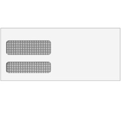 Double Window Envelope - Moisture Seal - 4-1/8" x 9 1/2" - #10 (80631)