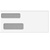 Double Window Envelope - Moisture Seal - 3-7/8" x 8-7/8" (80714)