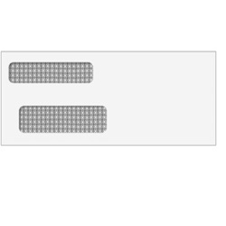 Double Window Envelope - Moisture Seal - 3-7/8" x 8-7/8" (80714)