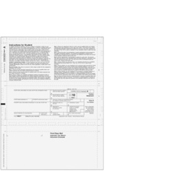 1098-T Pressure Seal Form - 11" Z-Fold (80736)