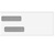Double Window Envelope - Moisture Seal - 4-1/8" x 9-1/2" - #10 (80750)