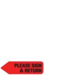 Redi Tags - Please Sign and Return (Red) (8134414)