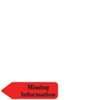 Redi Tags - Missing Information (Red) (8136414)