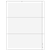 3up Blank W-2 Forms with 1/2" Side Perf (83634)