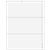 3up Blank W-2 Form with Employee Instructions and 1/2" Side Perf (83634I)