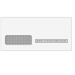 1099 3up Single Window Envelope - Moisture Seal (99SWENV05)