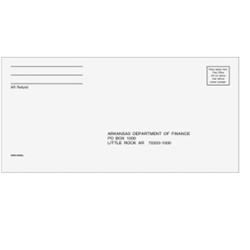 AR State Tax Refund Envelope - 4-5/8" x 9-1/2" (ARR410)