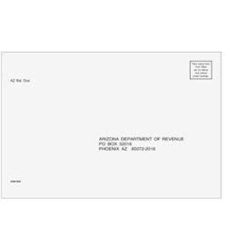 AZ State Tax Balance Due Envelope - 6" x 9" (AZB610)