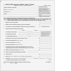 944 Form - Annual Payroll Report - pages 1 & 2 (B94405)
