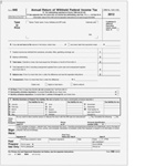 945 Form - Report of Non-payroll Tax Liability (B94505)
