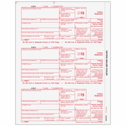 1098-T Form - Copy A (Federal) (B98TFED05)