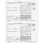 1099-B 2up Proceeds From Broker and Barter Exchange Transactions- Copy 2 Recipient State (BB205)
