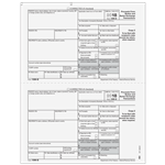 1099-B 2up Proceeds From Broker and Barter Exchange Transactions- Copy 2 Recipient State (BB205)