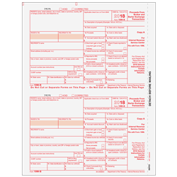 1099-B Form - Copy A (Federal) (BBFED05)