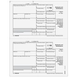 1099-DIV Form - Copy C (Payer) (BDIVPAY05)