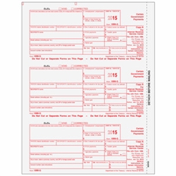 1099-G Form - Copy A (Federal) (BGFED05)