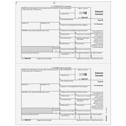 1099-INT Interest Income - Copy B Recipient (BINTREC05) (BINTREC05)