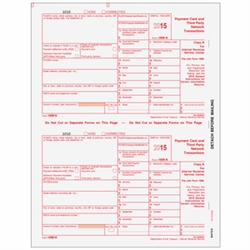 Form 1099-K - Federal Copy A - 1up (BKFED05)