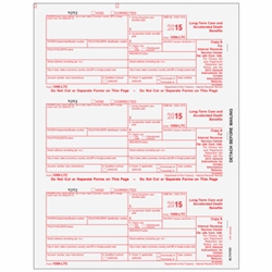 1099-LTC Form - Copy A (Federal) (BLTCFED05)