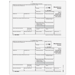 1099-MISC Miscellaneous Income - Copy 2 Recipient (BMIS205)