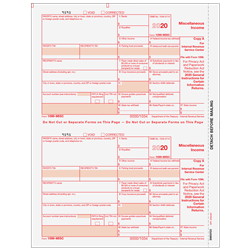 1099-MISC Miscellaneous Income - Copy A Federal (BMISFED05)