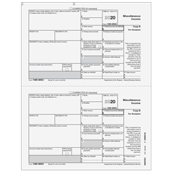 1099-MISC Miscellaneous Income - Copy B Recipient (BMISREC05)