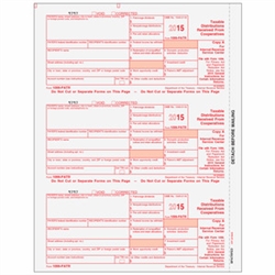 1099-PATR Form - Copy A (Federal) (BPATRFED05)