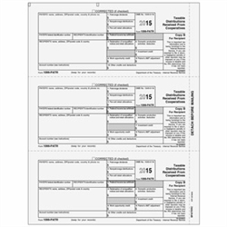 1099-PATR Form - Copy B (Recipient) (BPATRRC05)