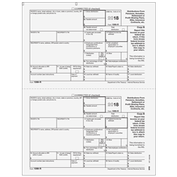 1099-R Distributions From Pensions, etc.- Copy B Recipient (BRB05)