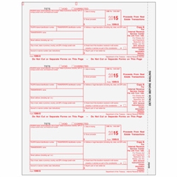 1099-S Form - Copy A (Federal) (BSFED05)